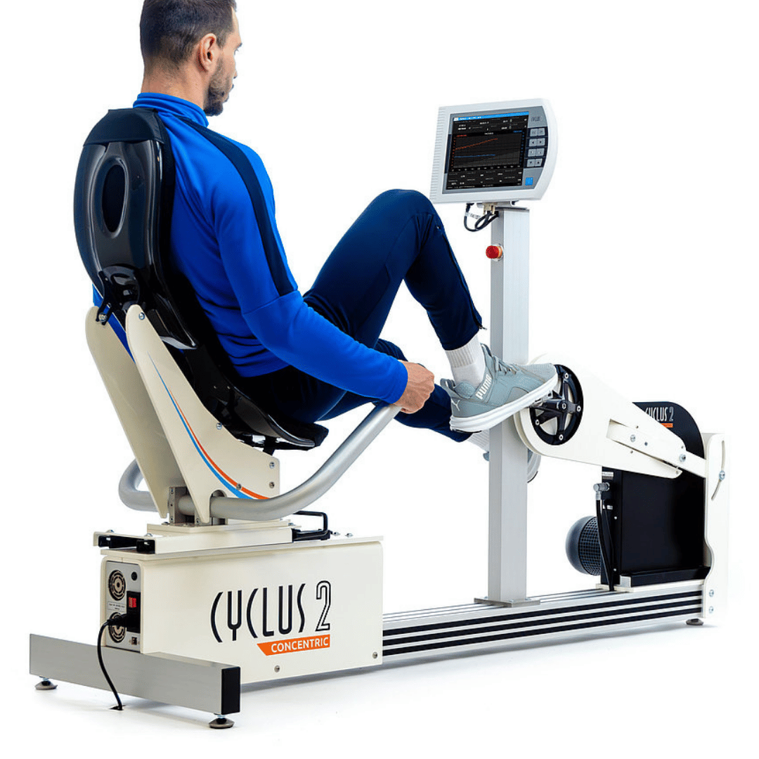 Recumbent concentric training system for low-impact rehabilitation and conditioning