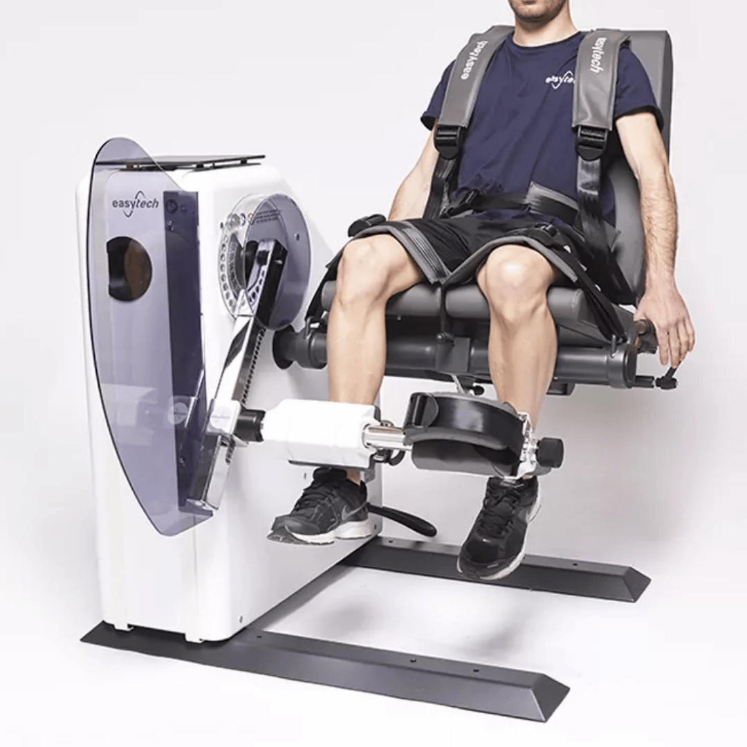 Genu Line isokinetic knee training and rehabilitation system for joint assessment