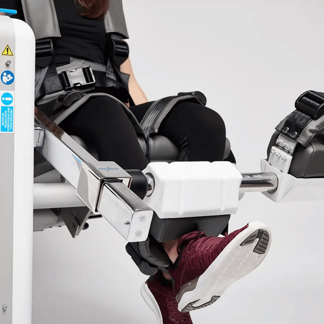 Genu Line isokinetic knee training and rehabilitation system for joint assessment