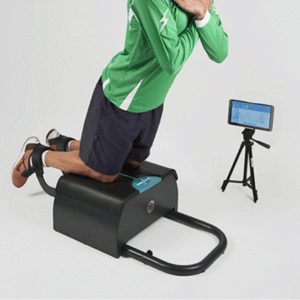 N3 Nordic hamstring training device for injury prevention and hamstring strength assessment