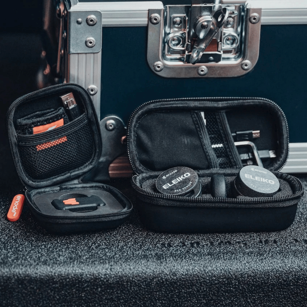 Enode X Eleiko Bar Sensor Kit for smart barbell tracking and velocity-based strength training