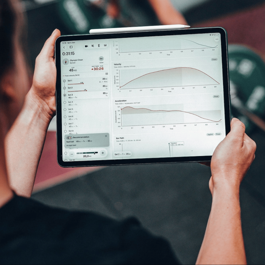 Enode VBT velocity-based training system for strength and power monitoring