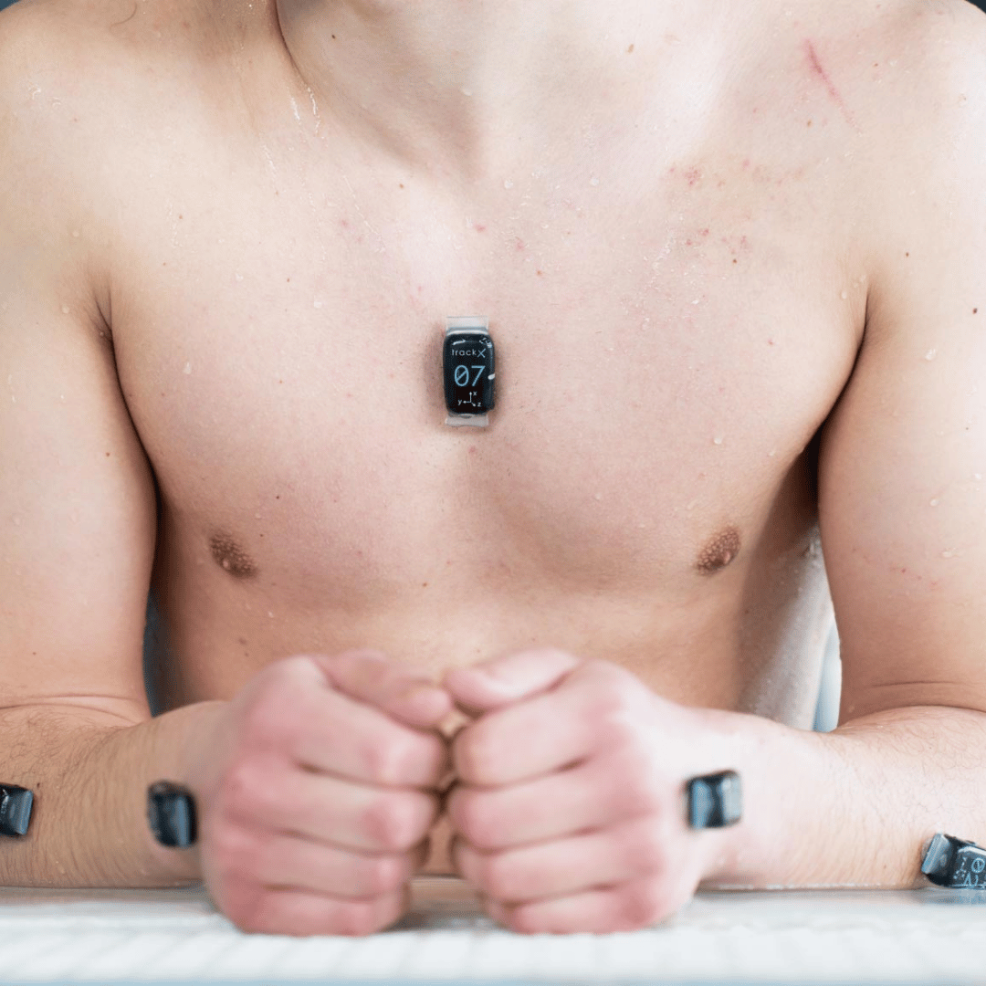 TrackX IP68 IMU sensor for movement tracking in water-resistant and outdoor environments