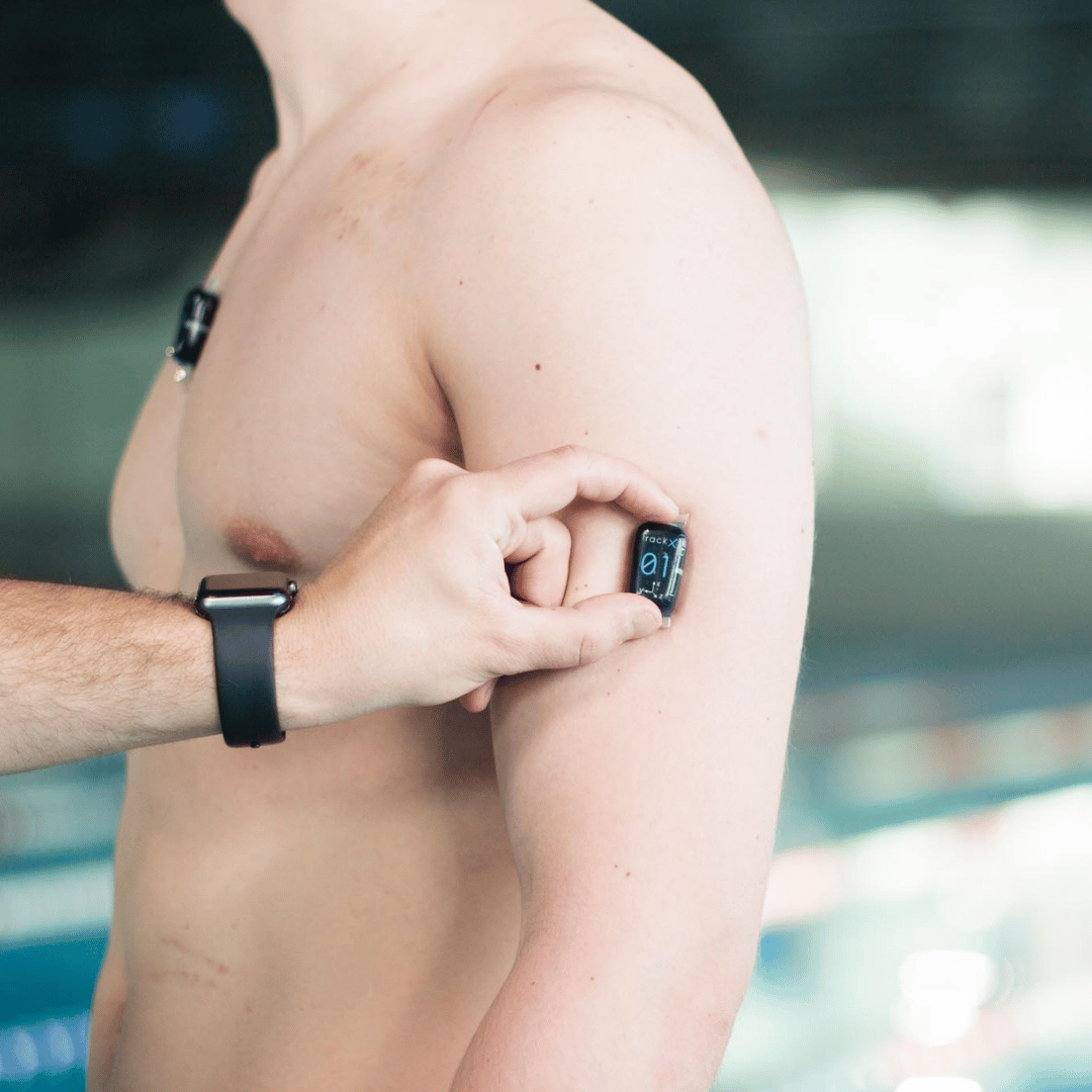 TrackX IP68 IMU sensor for movement tracking in water-resistant and outdoor environments