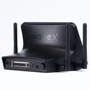 WaveX receiver hub for connecting performance sensors and data collection systems