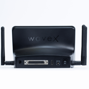WaveX receiver hub for connecting performance sensors and data collection systems